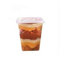 Pote Quadrado Descartável c/ Tampa 350ml 20 UN Pote Quadrado Descartável c/ Tampa 350ml 20 UN