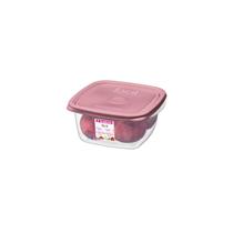 Pote Quadrado Fácil Rosa 1950ml - Sanremo Pote Quadrado Fácil Rosa 1950ml - Sanremo