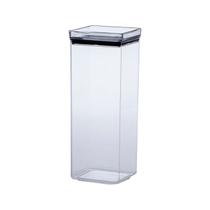 Pote Quadrado Hermética Lumini Cristal Empilhável 2,200 Ml C 11 X L 11 X A 28 Cm 1163