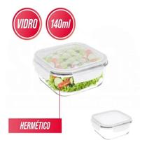 Pote quadrado hermetico 140ml lock & stock 0234/300 brinox