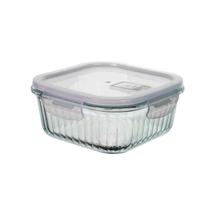 Pote Quadrado Hermético Borosilicato com Tampa 500 ml Tuut