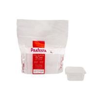 Pote Quadrado para Bolo de Pote 150Ml. C/ Tampa C/15x20 Un. (PRAFESTA)