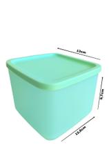 Pote Quadrado para Geladeira Verde Água (Refri LINE) 1Litro - Tupperware