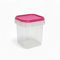 POTE QUADRADO PLÁSTICO PARA TEMPEROS, CALDOS, FAROFA E BISCOITOS - 500ml - 250 UNIDADES POTE QUADRADO PLÁSTICO PARA TEMPEROS, CALDOS, FAROFA E BISCOITOS - 500ml - 250 UNIDADES