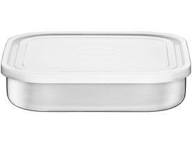 Pote Quadrado Tramontina Freezinox Em Aço Inox Com Tampa Plástica 16 Cm 0,8 L Tramontina Pote Quadrado Tramontina Freezinox Em Aço Inox Com Tampa Plástica 16 Cm 0,8 L Tramontina