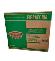 Pote Quadrado Transparente 350ml Tampa com Lacre F731 Fibraform com 100 unidades