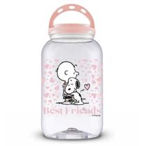 Pote Ração 3,6 litros Snoopy Best Friends Plástico Tampa Estampa