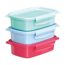 Pote Raso Pequeno Com Travas 270 Ml Com 3 Unidades