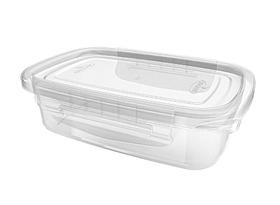 Pote Raso Retangular com Travas em Polipropileno 270ml - Nitron