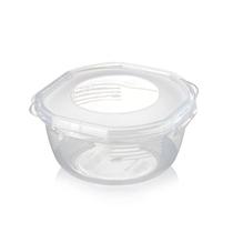 Pote Red. Transparente Com Tampa E Trava 1,1 LT Pote Red. Transparente Com Tampa E Trava 1,1 LT