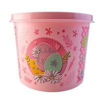 Pote Redondinha Ovo de Páscoa 500ml Rosa Tupperware Pote Redondinha Ovo de Páscoa 500ml Rosa Tupperware
