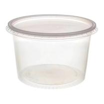 Pote Redondo 1000ml Freezer Microondas com 24 unidades