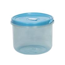 Pote Redondo 11cm De Altura Para Microo-ndas E Freezer Com Válvula 1,75l - Linha Wave Plasvale Azul Pote Redondo 11cm De Altura Para Microo-ndas E Freezer Com Válvula 1,75l - Linha Wave Plasvale Azul