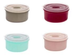 Pote Redondo 2 Litros Plasvale Micro-ondas E Freezer/uma Un Pote Redondo 2 Litros Plasvale Micro-ondas E Freezer/uma Un
