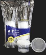 Pote redondo 500 ml freezer e microondas