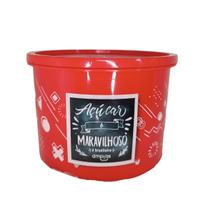 Pote redondo açúcar vermelho 1.8lt