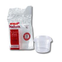 Pote Redondo C/ Tampa 145ml PraFesta c/ 24 unidades