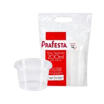 Pote Redondo C/Tampa 200ml com 24 Unidades Prafesta Pote Redondo C/Tampa 200ml com 24 Unidades Prafesta