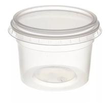 Pote redondo c/ tampa Cristal Freezer G307 145ml 50 unid Pote redondo c/ tampa Cristal Freezer G307 145ml 50 unid