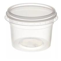 Pote redondo c/ tampa Cristal Freezer G307 145ml 600 unid Pote redondo c/ tampa Cristal Freezer G307 145ml 600 unid