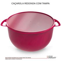 Pote Redondo Caçarola Com Tampa e Alça 11,5 litros Vermelho Uninjet Pote Redondo Caçarola Com Tampa e Alça 11,5 litros Vermelho Uninjet