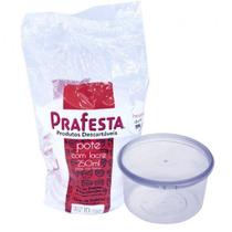 Pote Redondo Com Lacre 250ml PRAFESTA C/ 10un