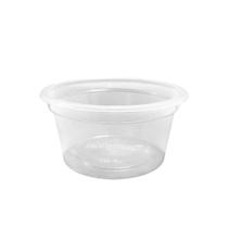 Pote Redondo Com Tampa 200ml Bolo No Pote 24und Totalplast