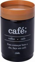 Pote Redondo De Rosca Plástico Para Café Empilhável Plasútil Pote Redondo De Rosca Plástico Para Café Empilhável Plasútil