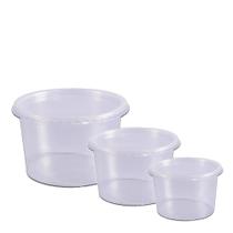 Pote Redondo Descartável c/ Tampa 24 Unidades 145ml - 250ml - 350ml - 500ml - 750ml - 1000ml Pote Redondo Descartável c/ Tampa 24 Unidades 145ml - 250ml - 350ml - 500ml - 750ml - 1000ml