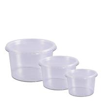 Pote Redondo Descartável c/ Tampa 500ml 24 UN Pote Redondo Descartável c/ Tampa 500ml 24 UN