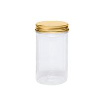 Pote Redondo - Dourado - C/ Tampa - 6,5x12cm - 6 Uni - ArtLille