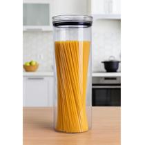 Pote Redondo Hermético 2200ml Lumini Empilhável Acrílico Alimentos - PARAMOUNT