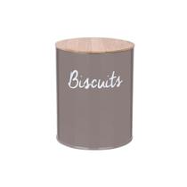 Pote Redondo Para Biscoitos Canister Warm Gray - Haus Concept 13,9 x 17,5 cm