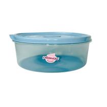 Pote Redondo Para Micro-ondas E Freezer Com Válvula 3l Cinza Outono Pote Redondo Para Micro-ondas E Freezer Com Válvula 3l Cinza Outono
