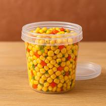 POTE REDONDO PLÁSTICO PARA TEMPEROS, CALDOS, FAROFA E BISCOITOS - 500ml - 250 Unidades