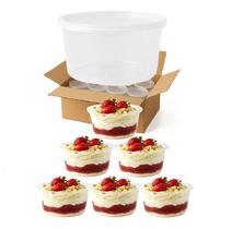 Pote Redondo PP Com Tampa Lacre 1200ml Kit Com 224 Unidades Pote Redondo PP Com Tampa Lacre 1200ml Kit Com 224 Unidades