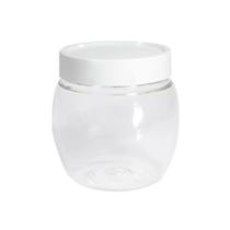 Pote Redondo Tasil De 250ml Com Tampa Branca Pote Redondo Tasil De 250ml Com Tampa Branca