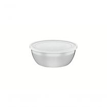 Pote Redondo Tramontina Freezinox Em Inox Com Tampa Plástica 0,8 Litros Pote Redondo Tramontina Freezinox Em Inox Com Tampa Plástica 0,8 Litros