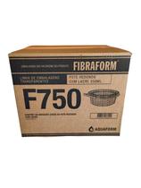 Pote Redondo Transparente 350ml Tampa com Lacre F750 Fibraform c/100 un