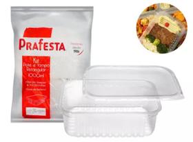 Pote retangular 1L FREEZER E MICROONDAS