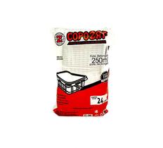 Pote retangular 250ml copozan - caixa com 144 unidades
