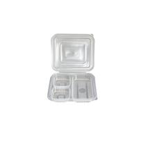 Pote Retangular 3 divisórias 810ml G323 Galvanotek com 100 unidades Pote Retangular 3 divisórias 810ml G323 Galvanotek com 100 unidades