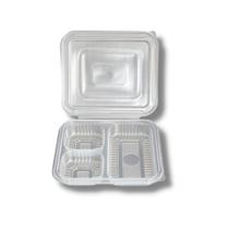 Pote Retangular 3 Divisórias 810ml G323 Galvanotek com 50 unidades Pote Retangular 3 Divisórias 810ml G323 Galvanotek com 50 unidades