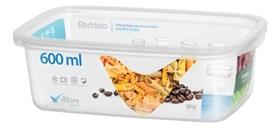 Pote Retangular 600ml Armazenamento Alimento Multiuso S/ Bpa Pote Retangular 600ml Armazenamento Alimento Multiuso S/ Bpa