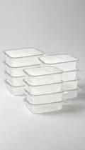 Pote Retangular 700ml Pacote 25 Unid. Freezer Micro-ondas Pote Retangular 700ml Pacote 25 Unid. Freezer Micro-ondas