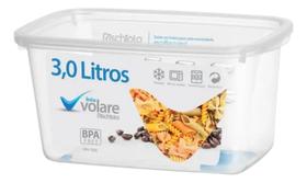 Pote Retangular Alimento 3l Armazenamento Bpa Free Multiuso Pote Retangular Alimento 3l Armazenamento Bpa Free Multiuso