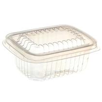 Pote Retangular c/ tampa Cristal Freezer G304 180ml 200 unid