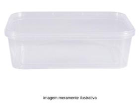Pote Retangular com Lacre 500ml c/10un Prafesta Pote Retangular com Lacre 500ml c/10un Prafesta
