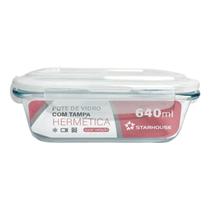 Pote Retangular com Tampa Hermética Pote Retangular com Tampa Hermética