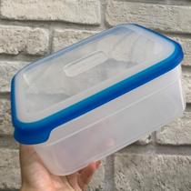 Pote Retangular de 3 Litros - Azul